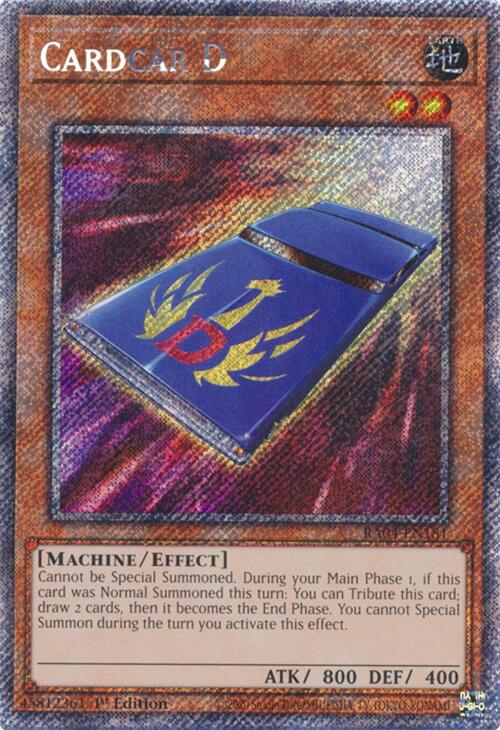 Cardcar D [RA04-EN181] Platinum Secret Rare | The CG Realm