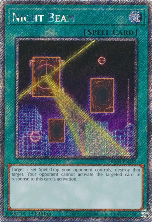 Night Beam [RA04-EN182] Platinum Secret Rare | The CG Realm