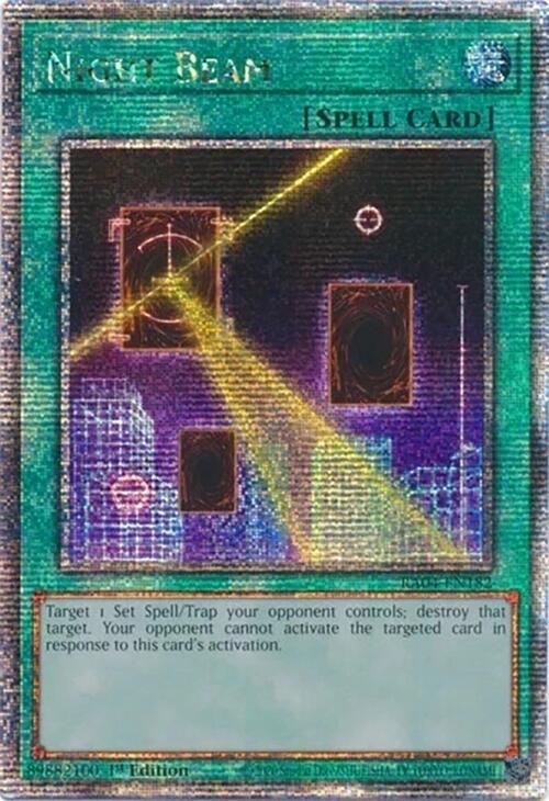 Night Beam [RA04-EN182] Quarter Century Secret Rare | The CG Realm