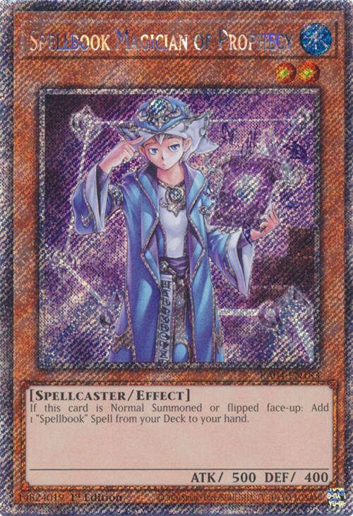 Spellbook Magician of Prophecy [RA04-EN183] Platinum Secret Rare | The CG Realm