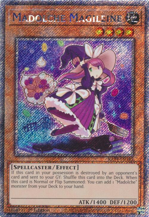 Madolche Magileine [RA04-EN185] Platinum Secret Rare | The CG Realm