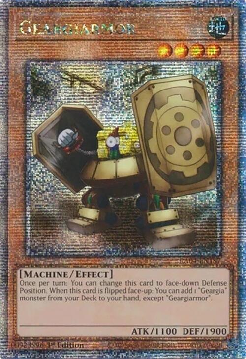 Geargiarmor [RA04-EN187] Quarter Century Secret Rare | The CG Realm