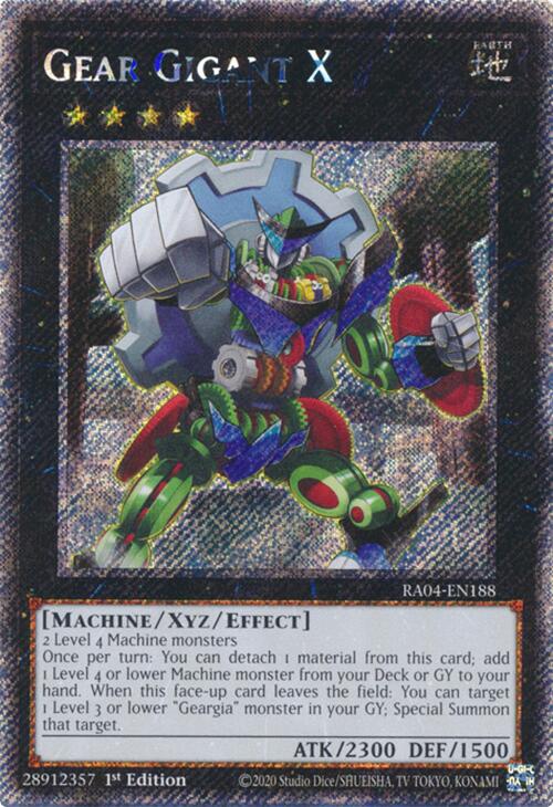 Gear Gigant X [RA04-EN188] Platinum Secret Rare | The CG Realm