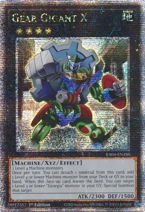 Gear Gigant X [RA04-EN188] Quarter Century Secret Rare | The CG Realm