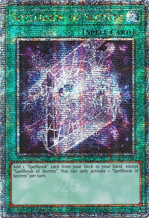Spellbook of Secrets [RA04-EN189] Quarter Century Secret Rare | The CG Realm