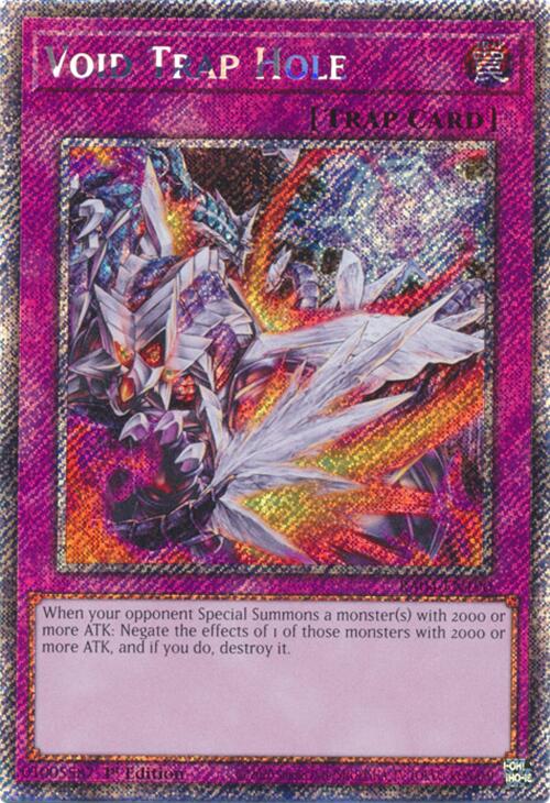 Void Trap Hole [RA04-EN190] Platinum Secret Rare | The CG Realm