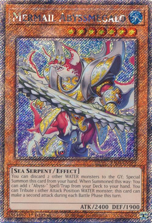 Mermail Abyssmegalo [RA04-EN191] Platinum Secret Rare | The CG Realm
