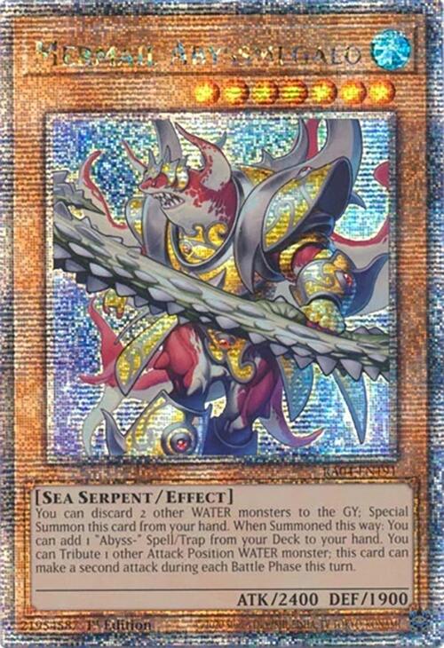 Mermail Abyssmegalo [RA04-EN191] Quarter Century Secret Rare | The CG Realm