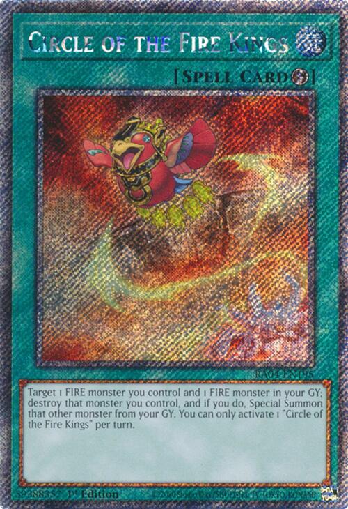 Circle of the Fire Kings [RA04-EN195] Platinum Secret Rare | The CG Realm
