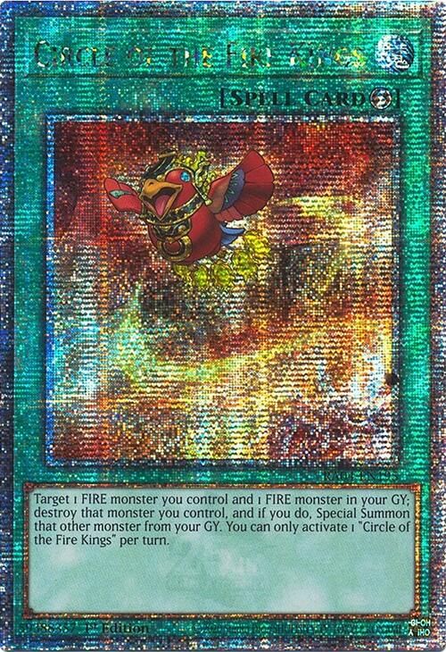 Circle of the Fire Kings [RA04-EN195] Quarter Century Secret Rare | The CG Realm
