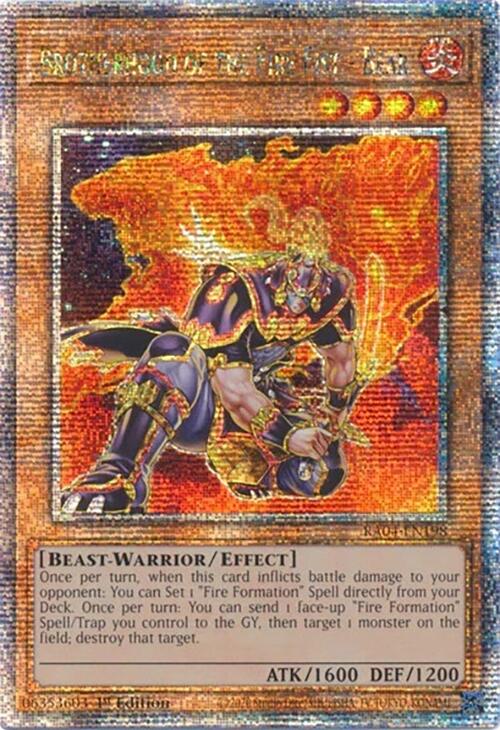 Brotherhood of the Fire Fist - Bear [RA04-EN198] Quarter Century Secret Rare | The CG Realm