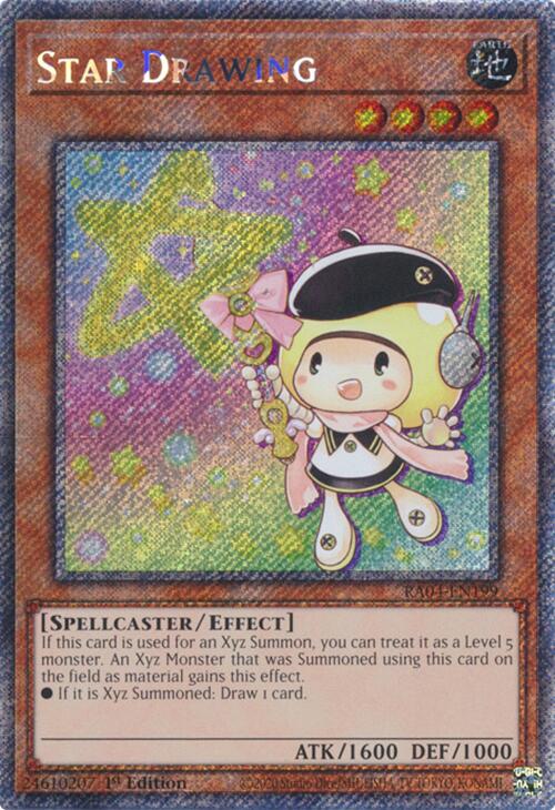 Star Drawing [RA04-EN199] Platinum Secret Rare | The CG Realm