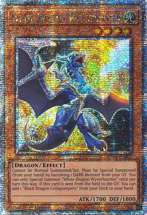 White Dragon Wyverburster [RA04-EN203] Quarter Century Secret Rare | The CG Realm