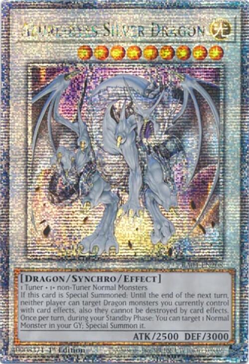 Azure-Eyes Silver Dragon [RA04-EN208] Quarter Century Secret Rare | The CG Realm