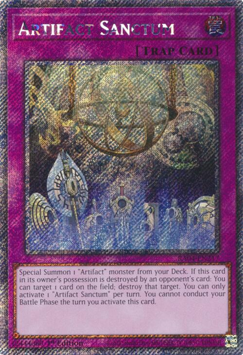 Artifact Sanctum [RA04-EN217] Platinum Secret Rare | The CG Realm