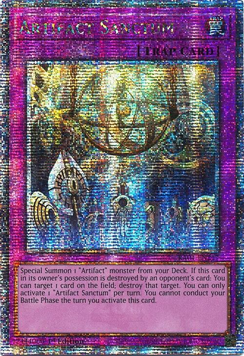Artifact Sanctum [RA04-EN217] Quarter Century Secret Rare | The CG Realm