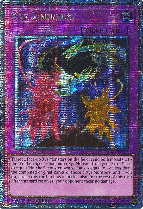 Xyz Universe [RA04-EN218] Quarter Century Secret Rare | The CG Realm