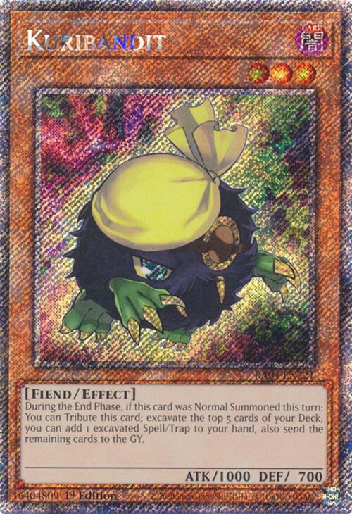 Kuribandit [RA04-EN221] Platinum Secret Rare | The CG Realm
