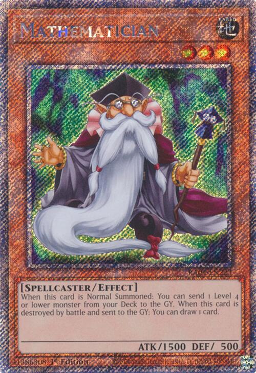 Mathematician [RA04-EN223] Platinum Secret Rare | The CG Realm