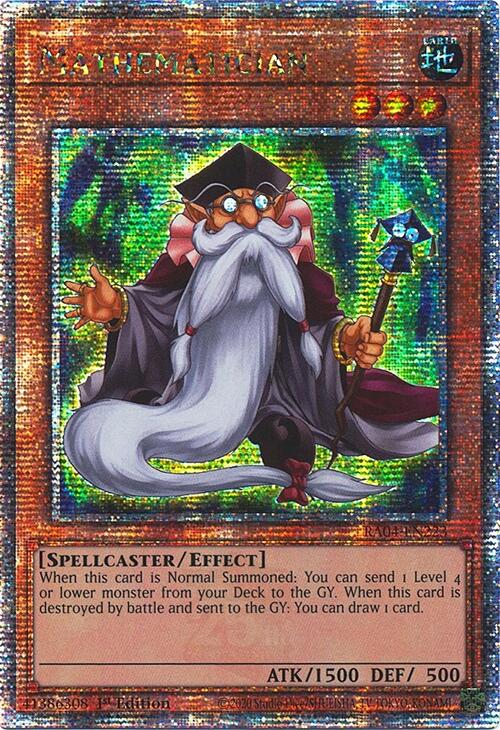 Mathematician [RA04-EN223] Quarter Century Secret Rare | The CG Realm