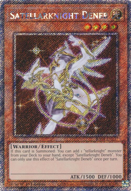 Satellarknight Deneb [RA04-EN227] Platinum Secret Rare | The CG Realm