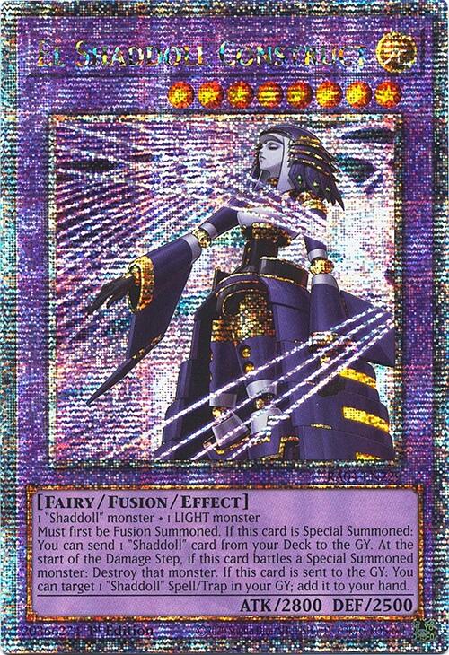 El Shaddoll Construct (Alternate Art) [RA04-EN229] Quarter Century Secret Rare | The CG Realm
