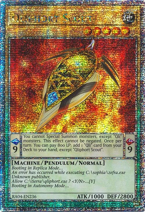 Qliphort Scout [RA04-EN236] Quarter Century Secret Rare | The CG Realm