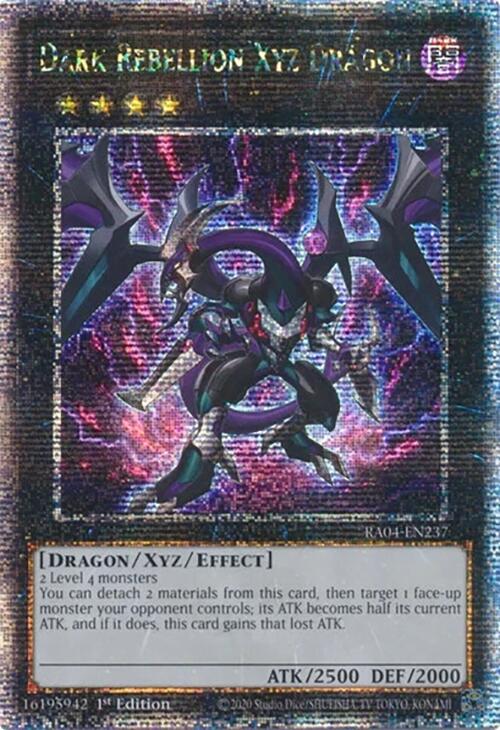 Dark Rebellion Xyz Dragon [RA04-EN237] Quarter Century Secret Rare | The CG Realm