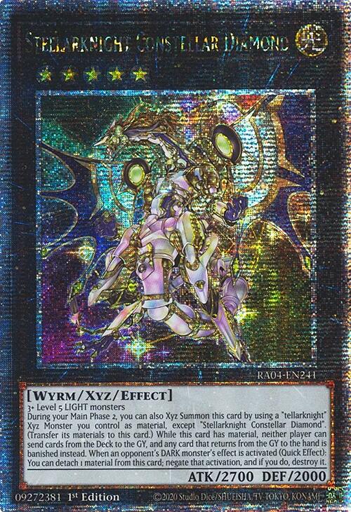 Stellarknight Constellar Diamond [RA04-EN241] Quarter Century Secret Rare | The CG Realm