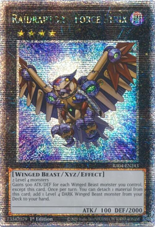 Raidraptor - Force Strix [RA04-EN243] Quarter Century Secret Rare | The CG Realm