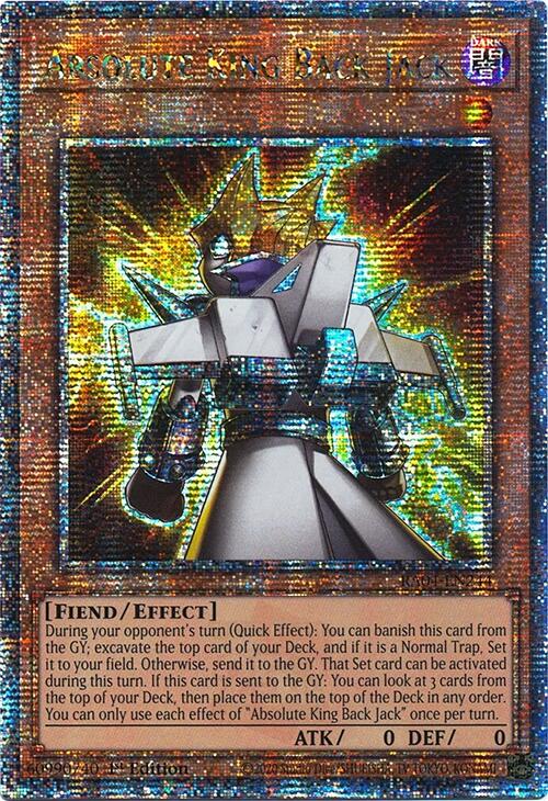 Absolute King Back Jack [RA04-EN244] Quarter Century Secret Rare | The CG Realm