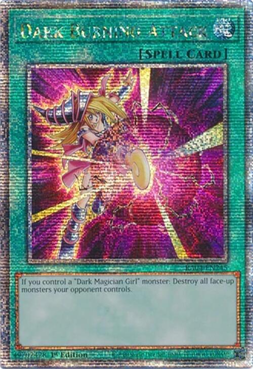 Dark Burning Attack [RA04-EN245] Quarter Century Secret Rare | The CG Realm