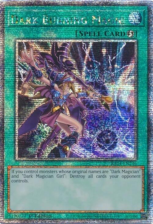 Dark Burning Magic [RA04-EN246] Quarter Century Secret Rare | The CG Realm