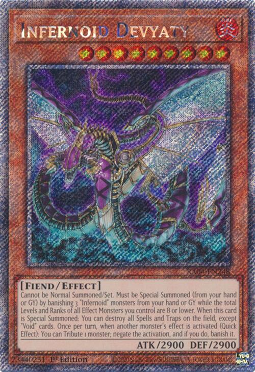 Infernoid Devyaty [RA04-EN248] Platinum Secret Rare | The CG Realm