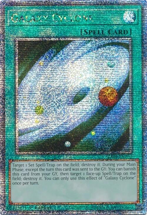 Galaxy Cyclone [RA04-EN250] Quarter Century Secret Rare | The CG Realm