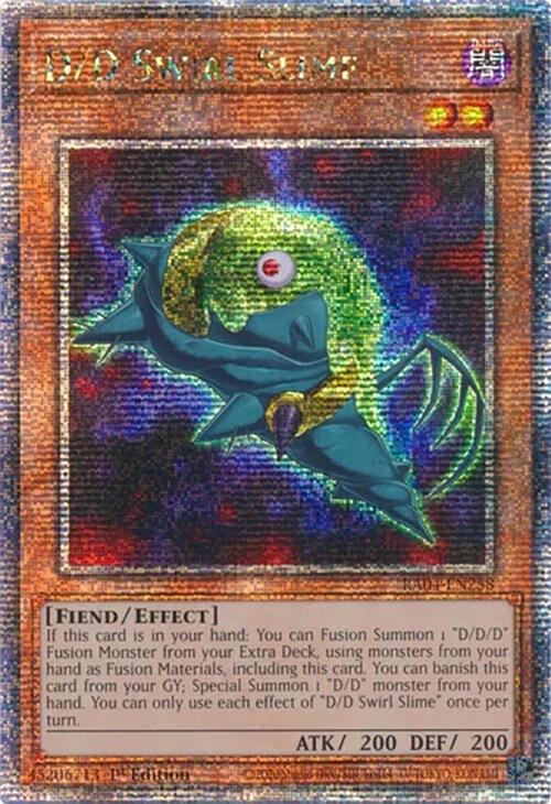 D/D Swirl Slime [RA04-EN258] Quarter Century Secret Rare | The CG Realm