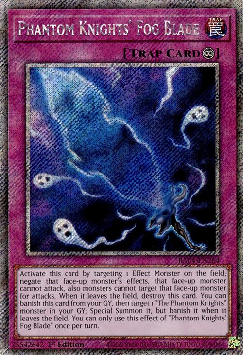 Phantom Knights' Fog Blade [RA04-EN264] Platinum Secret Rare | The CG Realm