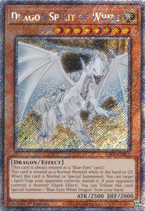 Dragon Spirit of White [RA04-EN265] Platinum Secret Rare | The CG Realm