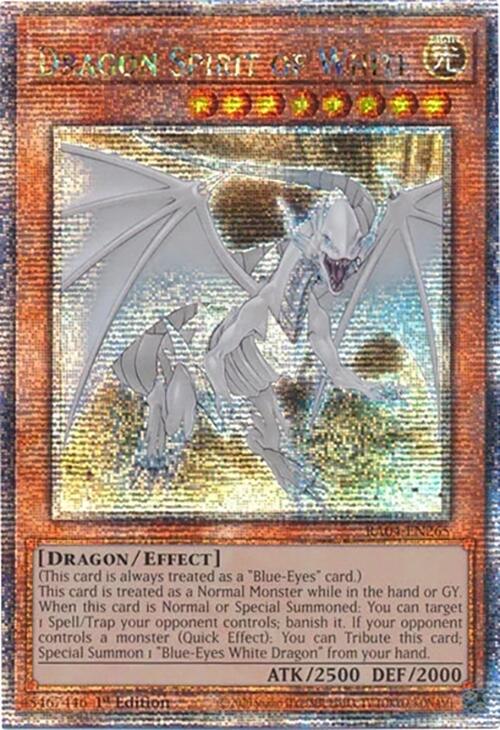 Dragon Spirit of White [RA04-EN265] Quarter Century Secret Rare | The CG Realm