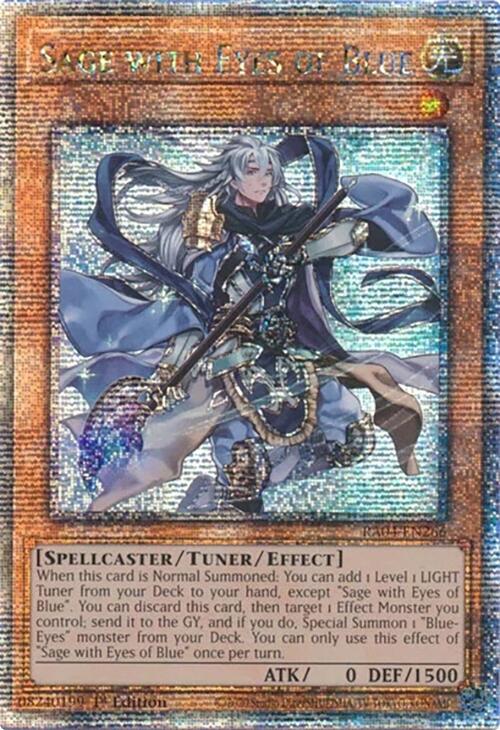 Sage with Eyes of Blue [RA04-EN266] Quarter Century Secret Rare | The CG Realm