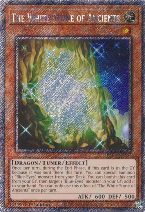The White Stone of Ancients [RA04-EN267] Platinum Secret Rare | The CG Realm