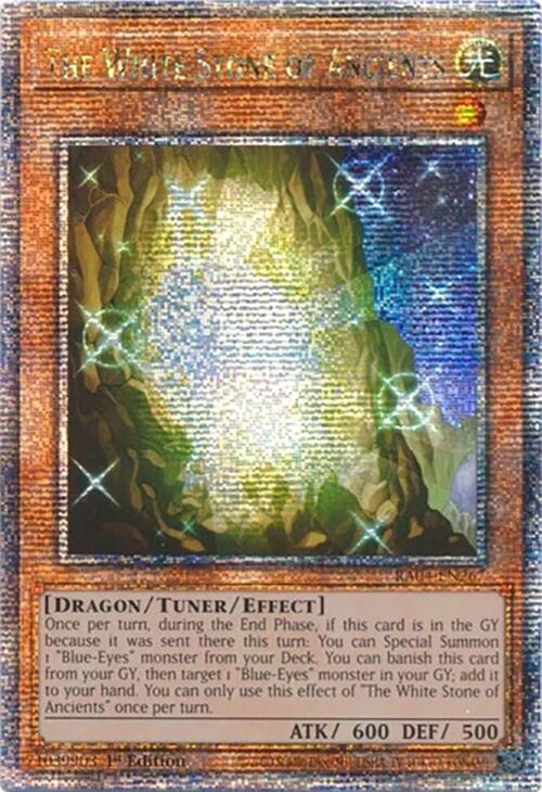 The White Stone of Ancients [RA04-EN267] Quarter Century Secret Rare | The CG Realm