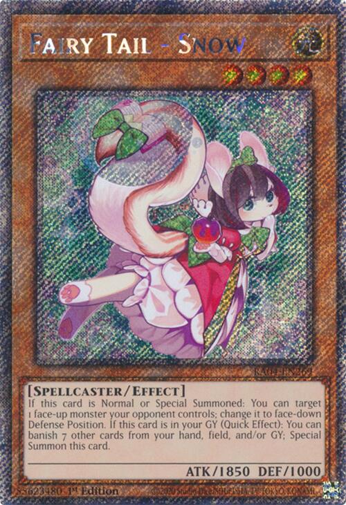 Fairy Tail - Snow [RA04-EN269] Platinum Secret Rare | The CG Realm