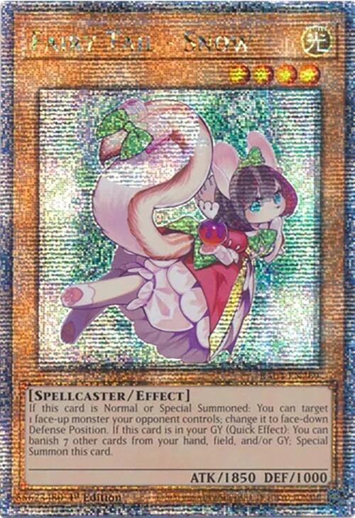 Fairy Tail - Snow [RA04-EN269] Quarter Century Secret Rare | The CG Realm