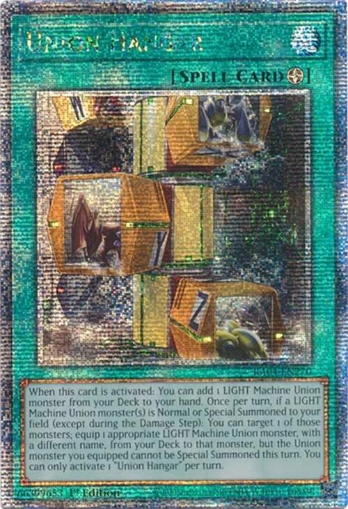 Union Hangar [RA04-EN270] Quarter Century Secret Rare | The CG Realm