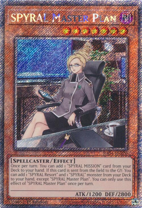 SPYRAL Master Plan [RA04-EN276] Platinum Secret Rare | The CG Realm