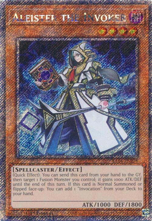 Aleister the Invoker [RA04-EN278] Platinum Secret Rare | The CG Realm
