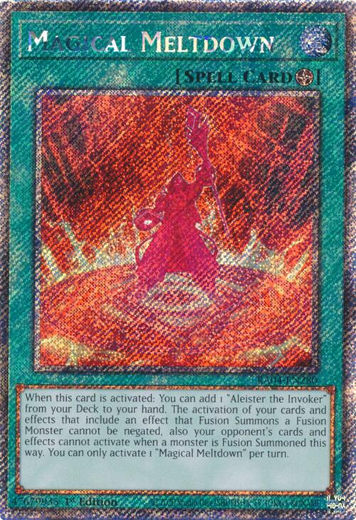 Magical Meltdown [RA04-EN280] Platinum Secret Rare | The CG Realm