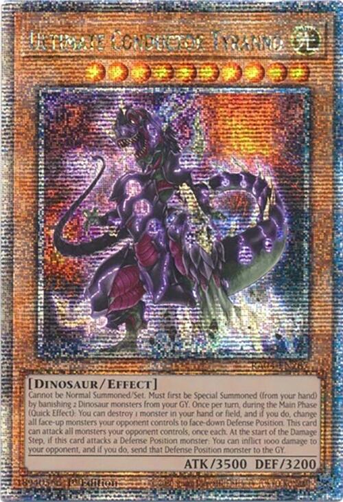 Ultimate Conductor Tyranno [RA04-EN287] Quarter Century Secret Rare | The CG Realm