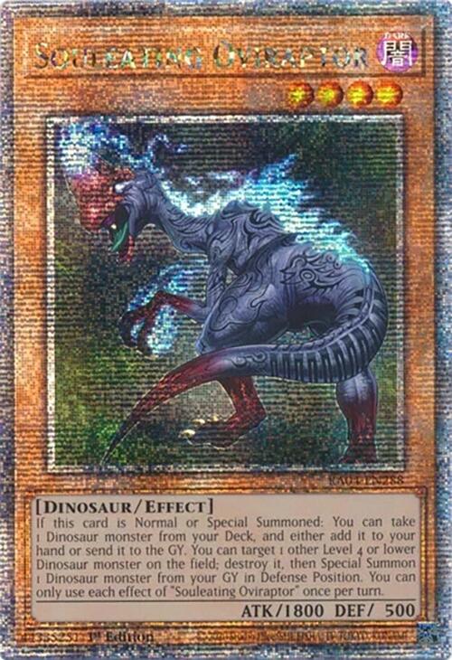 Souleating Oviraptor [RA04-EN288] Quarter Century Secret Rare | The CG Realm